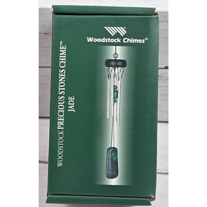 Woodstock Precious Stones 11" Chime, Jade - Promises Immortality, New in Box